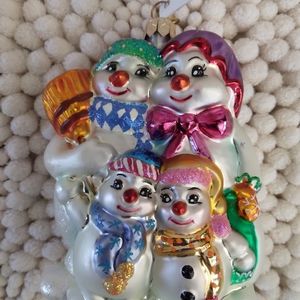 Christopher Radko Ornament-1999 "Winter Portrait"